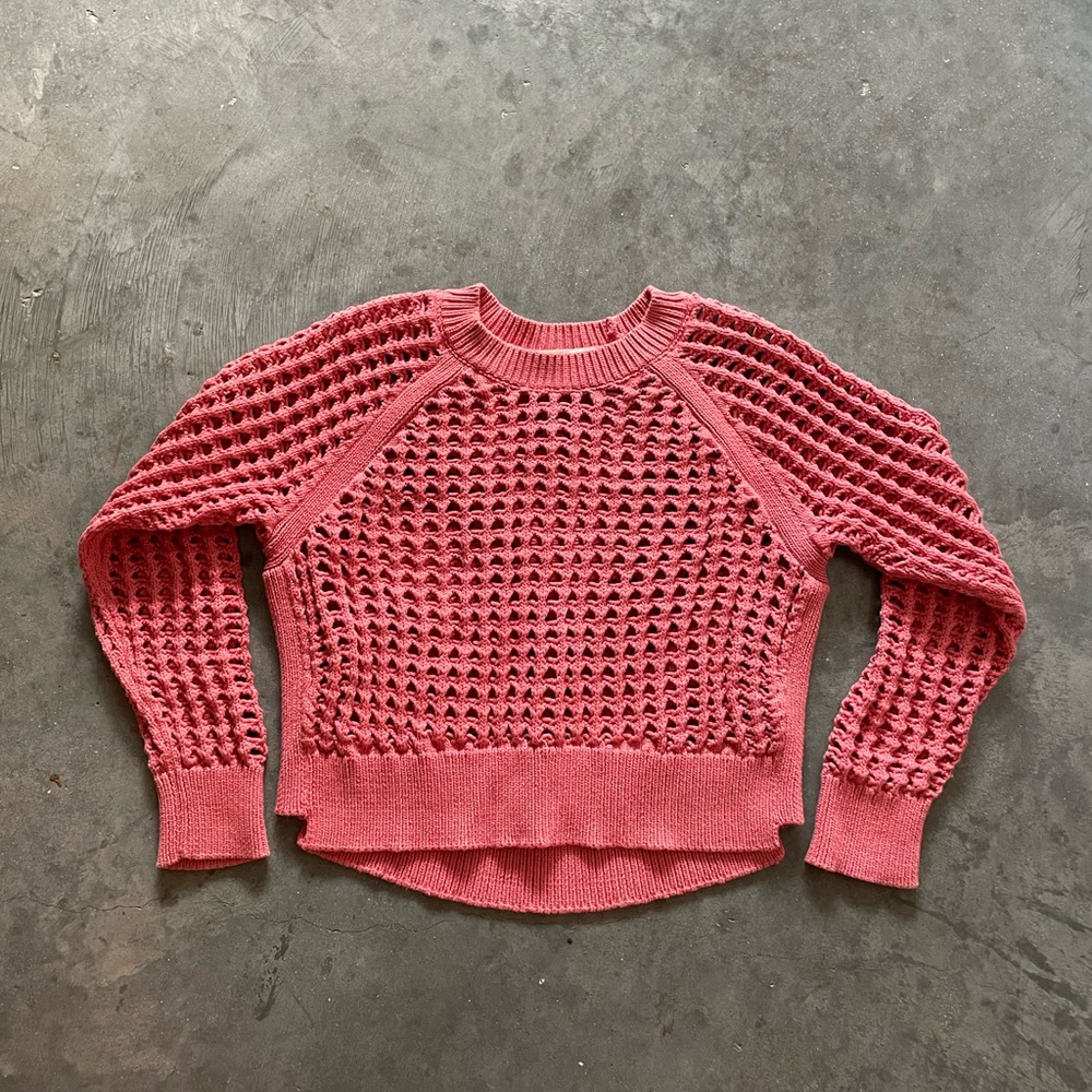 Rebecca Taylor a hunky Open Knit Sweater
